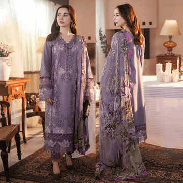 Jade - 3PC Lawn Chickenkari Embroidered Suit - zab933
